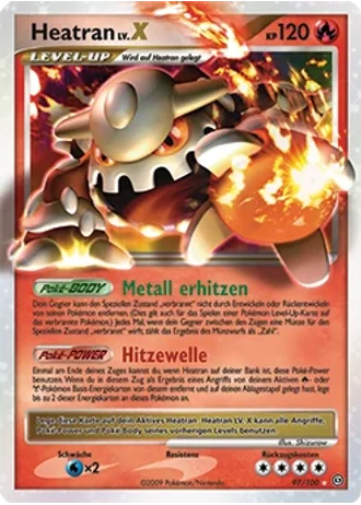 Heatran LV.X #97 — Sturmtief