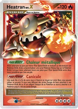 Heatran Niv.X #97/100 — Tempête