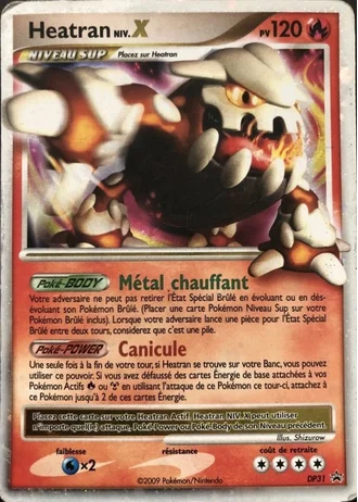 Heatran Niv.X DP31 — Diamant & Perle Promos
