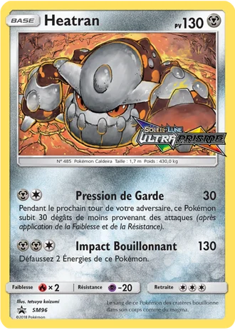 Heatran SM96 — Soleil & Lune Promos