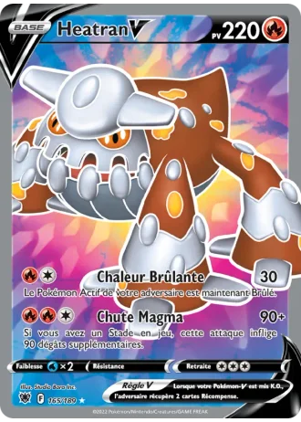 Heatran V #165/189 — Astres Radieux