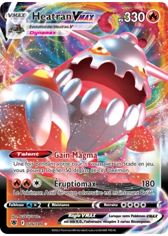 Heatran VMAX #026/189 — Astres Radieux