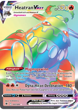 Heatran VMAX #191/189 — Astralglanz