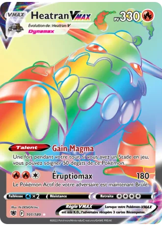 Heatran VMAX #191/189 — Astres Radieux