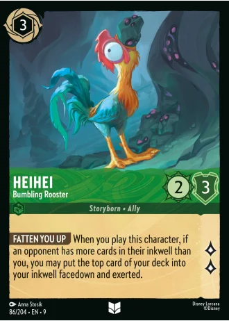 HeiHei - Bumbling Rooster #86/204 — Fabled