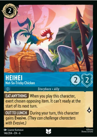 HeiHei - Not-So-Tricky Chicken #146/204 — Azurite Sea