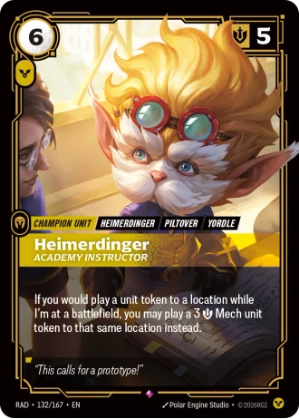 Heimerdinger, Academy Instructor #132/167 — Radiance