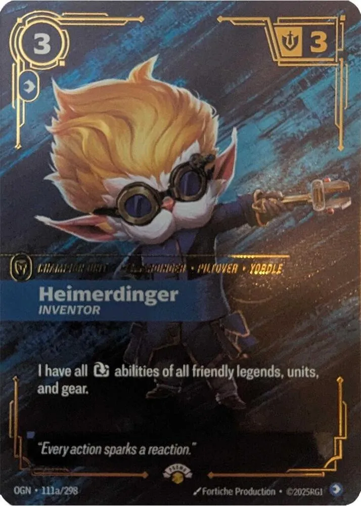 Heimerdinger, Inventor #678051 — Promotional Cards