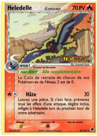 Heledelle #40/101 — EX Île des Dragons