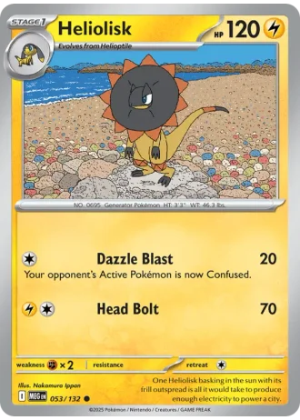 Heliolisk #053/132 — Mega Evolution