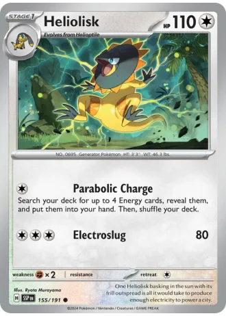 Heliolisk #155/191 — Surging Sparks