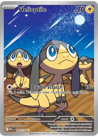 Helioptile #143/132 — Mega Evolution