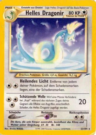 Helles Dragonir (1. Edition) #22/105 — Neo Destiny (1. Edition)