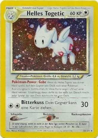 Helles Togetic (1. Edition) #15/105 — Neo Destiny (1. Edition)