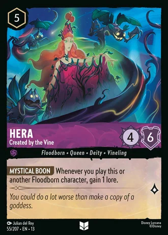 Hera - Created by the Vine #55/261 — Attack of the Vine!