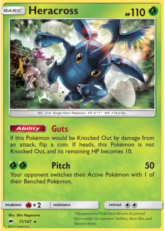 Heracross #11 — Burning Shadows