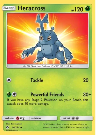Heracross #18 — Lost Thunder