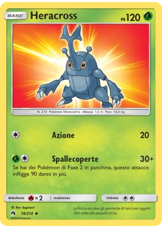 Heracross #18/214 — Tuoni Perduti
