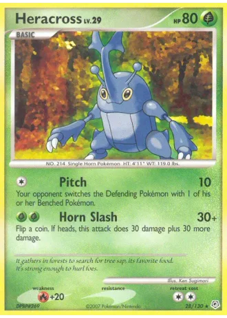 Heracross #28 — Diamond & Pearl