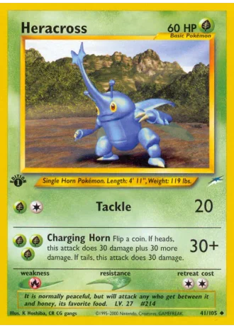 Heracross #41/105 — Neo Destiny