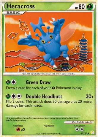 Heracross #43 — HeartGold SoulSilver