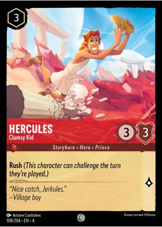 Hercules - Clumsy Kid #108/204 — Ursula's Return