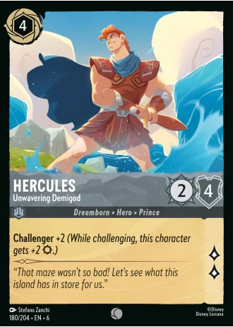 Hercules - Unwavering Demigod #180/204 — Azurite Sea