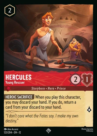 Hercules - Young Rescuer #123/257 — Wilds Unknown