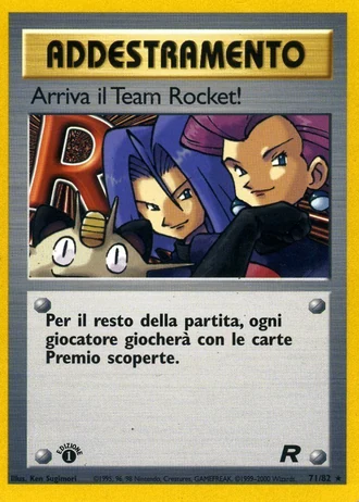 Here Comes Team Rocket! (1ª Edizione) #71/82 — Team Rocket (1ª Edizione)