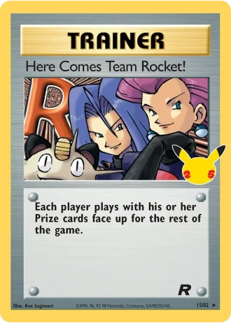 Here Comes Team Rocket! #15/82 — Classic Collection (Celebrations)
