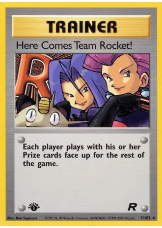 Here Comes Team Rocket! (1st Edition) #71/82 — Team Rocket (1st Edition)