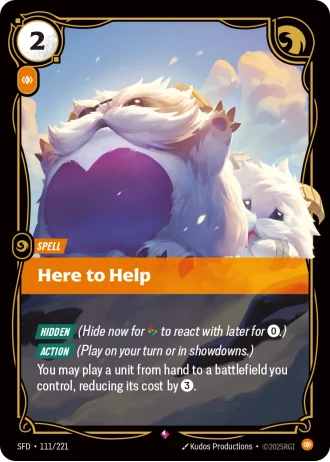 Here to Help #111/221 — Spiritforged