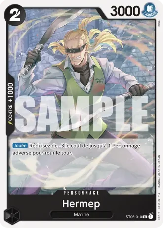 Hermep (ST06-010) (Full Art) — ONE PIECE CARD THE BEST (PRB01)