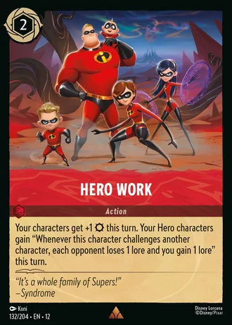 Hero Work #132/257 — Wilds Unknown