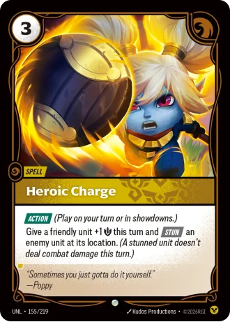 Heroic Charge #155/219 — Unleashed