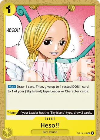 Heso!! (OP15-117) — Adventure on Kami's Island (OP15-EB04)