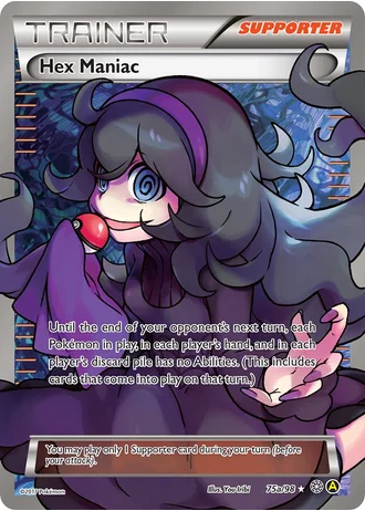 Hex Maniac #75a — Yellow A Alternate