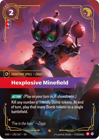Hexplosive Minefield #142/167 — Radiance