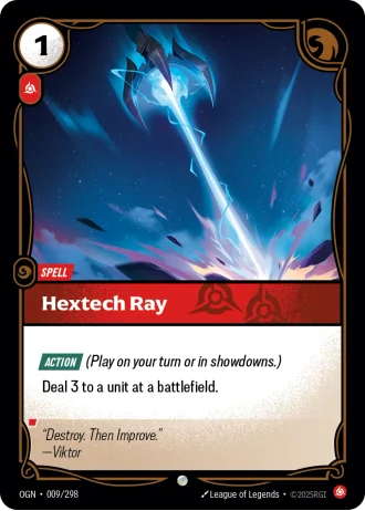 Hextech Ray #009/298 — Origins