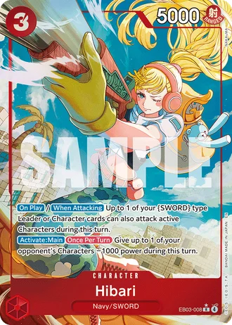 Hibari (EB03-008) (Alternative Art) — ONE PIECE Heroines Edition (EB03)