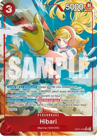 Hibari (EB03-008) (Alternative Art) — ONE PIECE Heroines Edition (EB03)