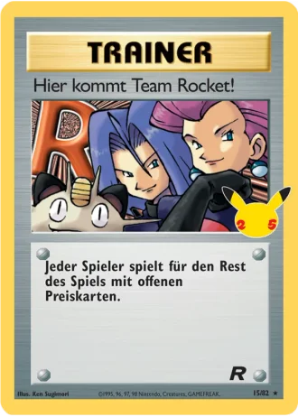 Hier kommt Team Rocket! #15/82 — Klassische Sammlung (Celebrations)