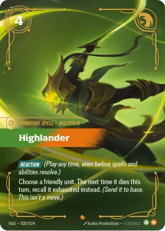 Highlander #020/024 — Proving Grounds