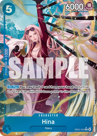 Hina (EB03-025) (Alternative Art) — ONE PIECE Heroines Edition (EB03)