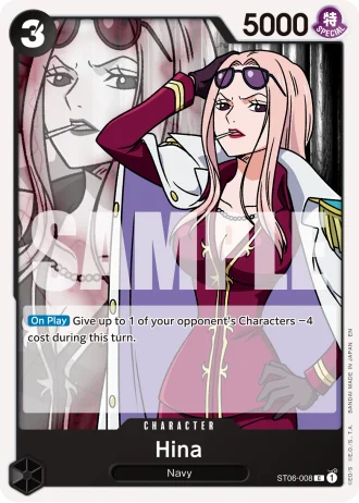 Hina (ST06-008) (Reprint) — One Piece Card The Best Vol.2(PRB02)
