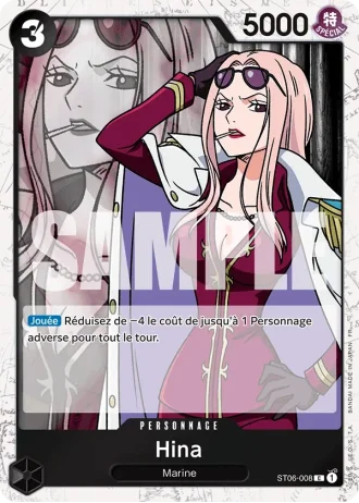 Hina (ST06-008) (Reprint) — ONE PIECE CARD THE BEST vol.2 (PRB02)