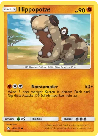 Hippopotas #68/156 — Ultra-Prisma