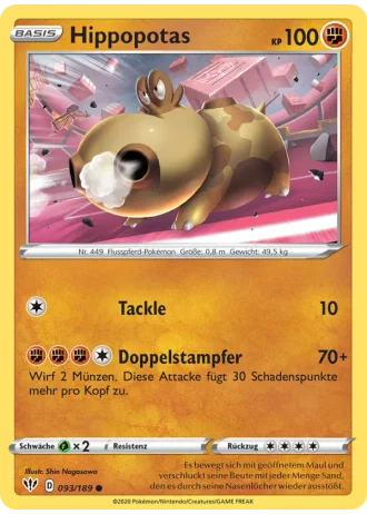 Hippopotas #93/189 — Flammende Finsternis