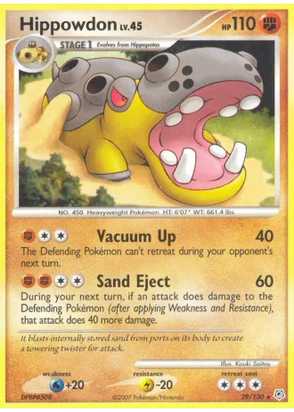 Hippowdon #29/130 — Diamante & Perla