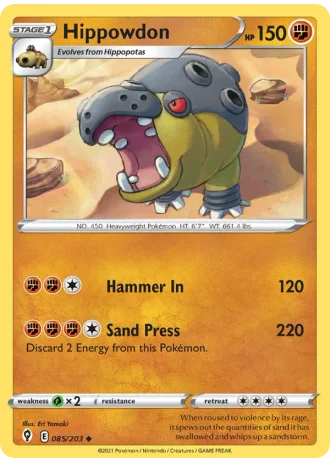 Hippowdon #85/203 — Evolving Skies